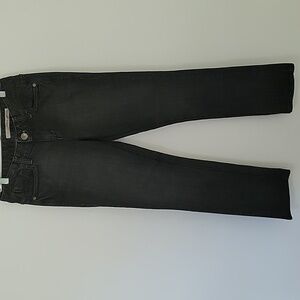 DKNY Washed Black Straight Leg Jeans, Size 8